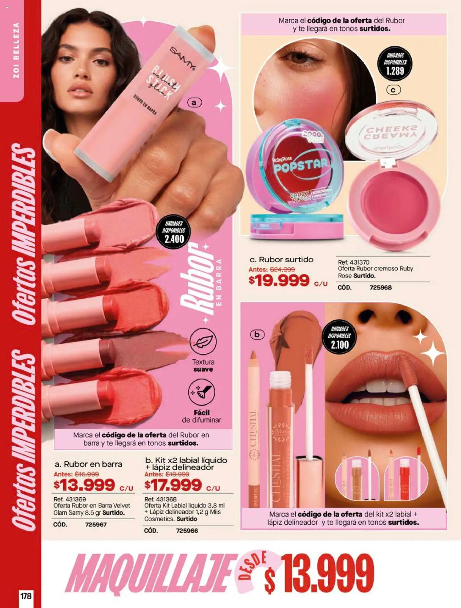 Pacifika revista - valida desde el 15.05.2026 | Página: 178 | Productos: Té, Rubor, Maquillaje, Delineador