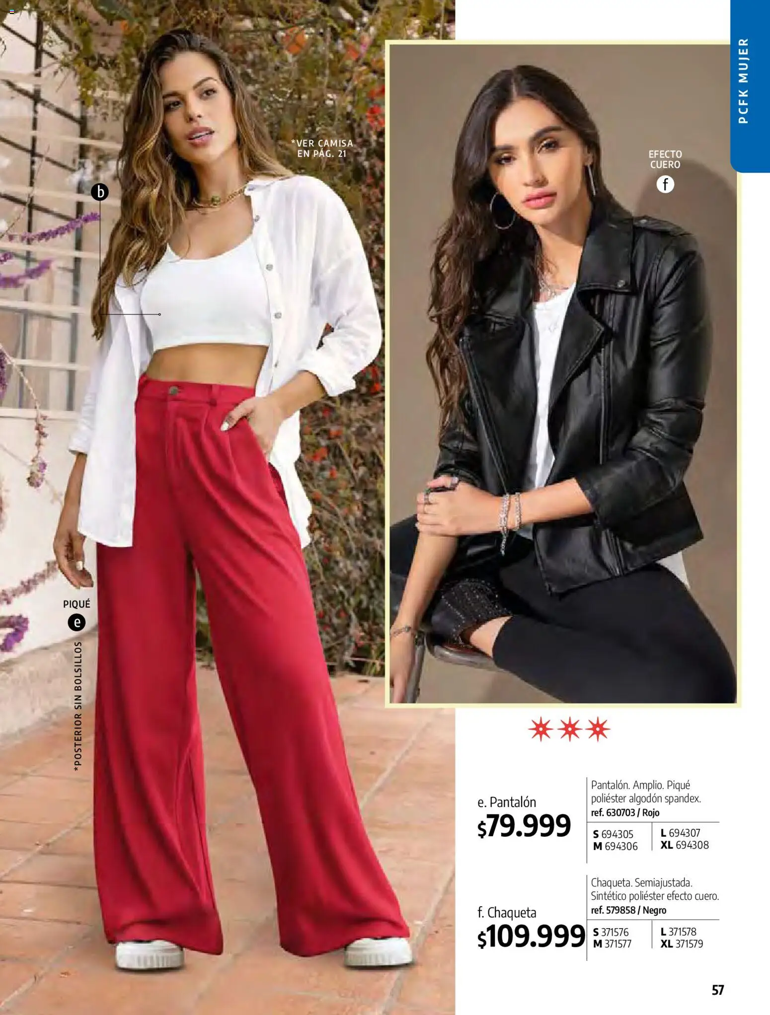 Pacifika revista - valida desde el 01.04.2026 | Página: 57 | Productos: Algodón, Camisa, Chaqueta