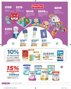 Nuevas ofertas de Chedraui válidas en toda la República Mexicana desde el 17.09.2025. ¡Encuentra las mejores ofertas en Chedraui - Folleto! | Página: 8 | Productos: Biberón, Moño, Teléfono