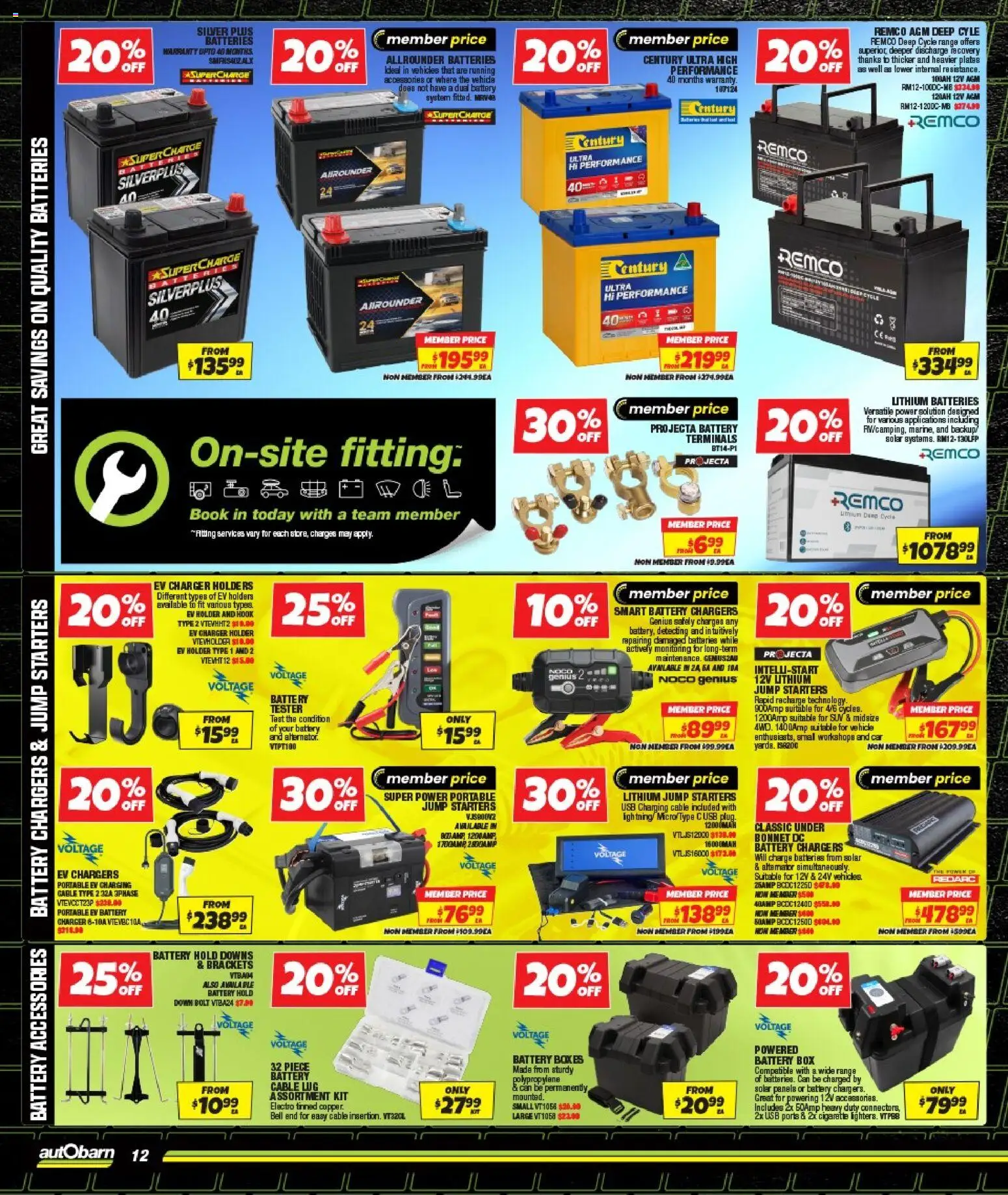 Autobarn catalogue - valid from 15.04.2026 | Page: 12 | Products: Battery, Batteries, Usb, Portable