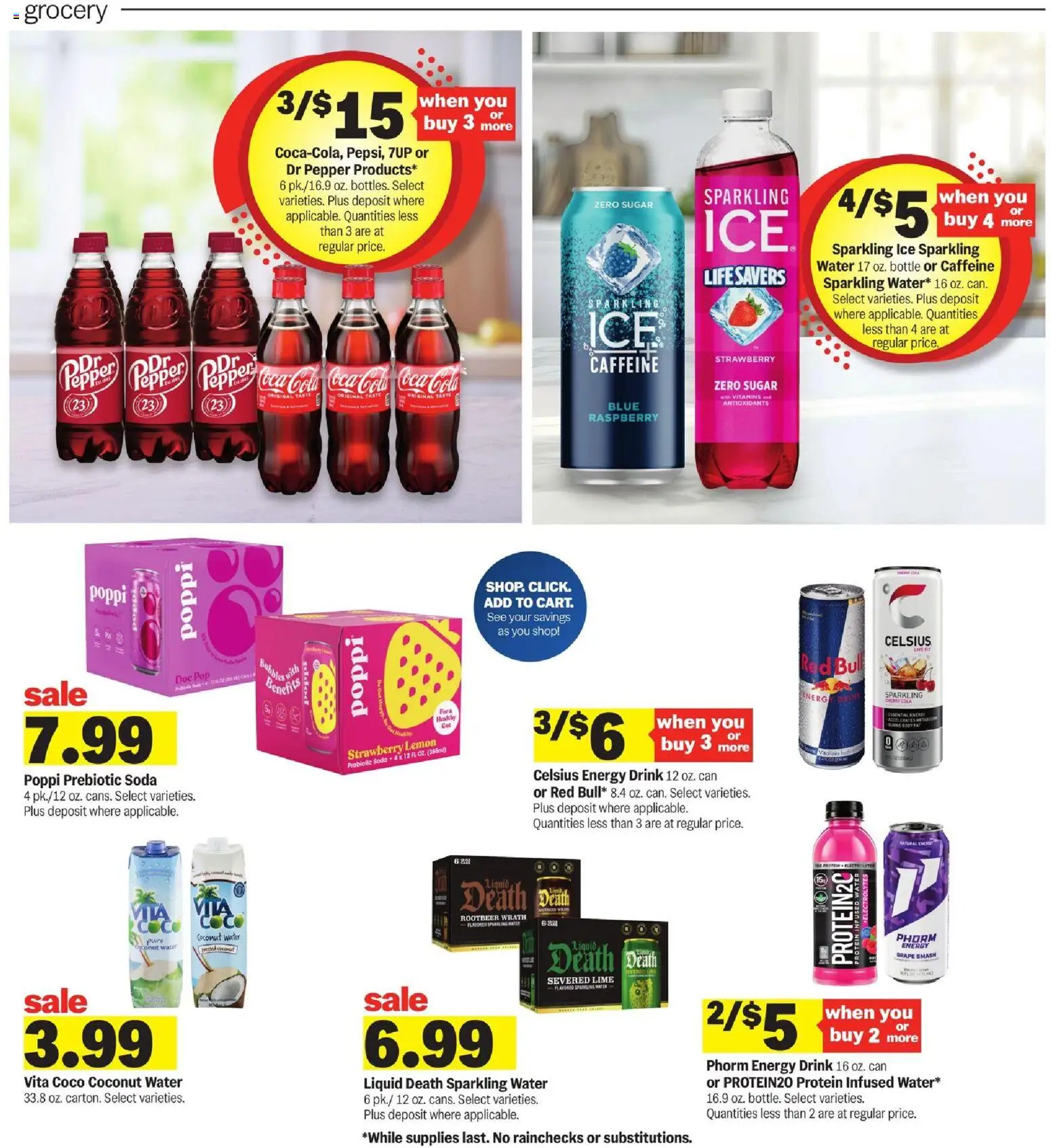 Meijer Weekly Ad - MI - valid from 18.03.2026 | Page: 13 | Products: Water, Pepper, Lemon, Raspberry