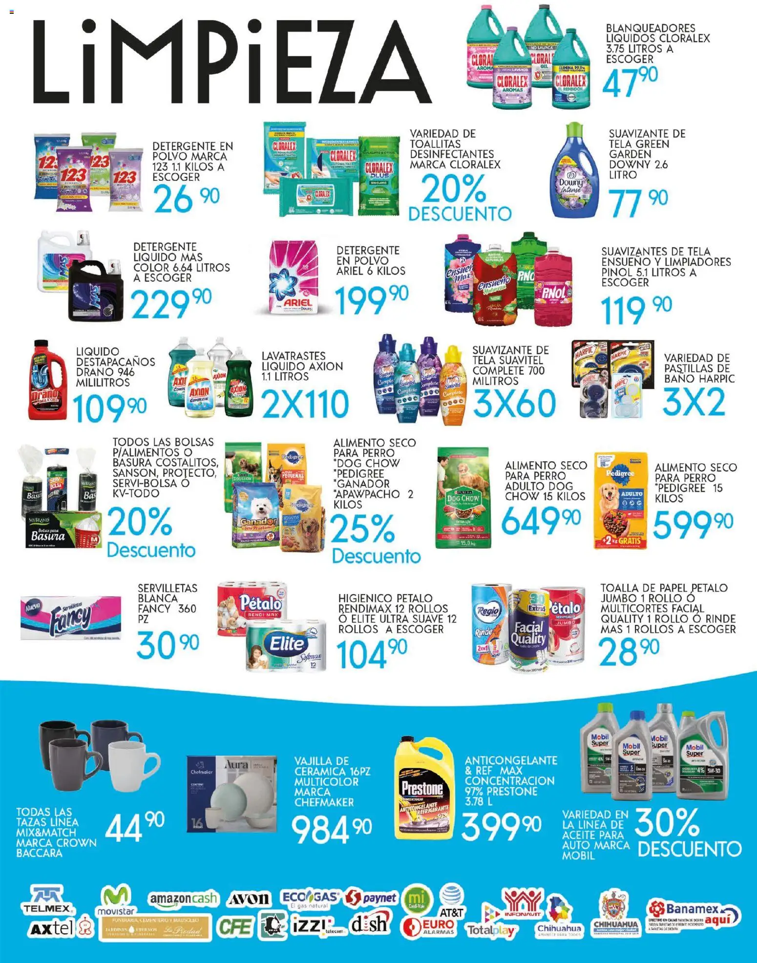 Nuevas ofertas de Alsuper válidas en toda la República Mexicana desde el 21.10.2025. ¡Encuentra las mejores ofertas en Alsuper folleto! | Página: 5 | Productos: Aceite, Destapacaños, Baño, Servilletas