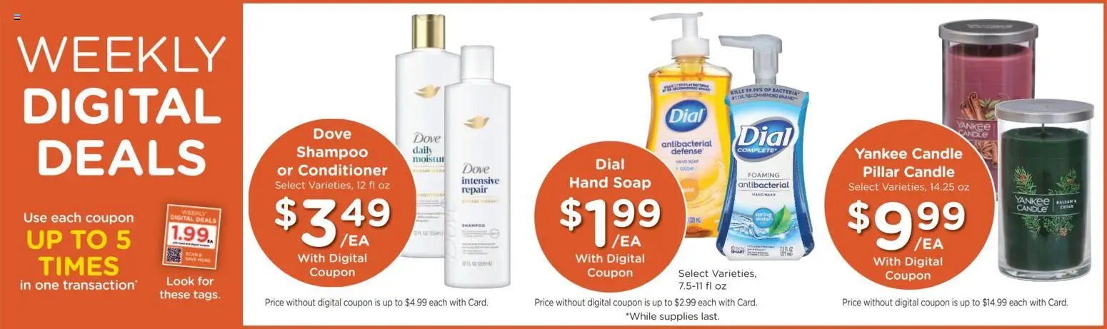 Kroger Weekly Ad - valid from 26.12.2025 | Page: 4 | Products: Shampoo, Conditioner, Soap