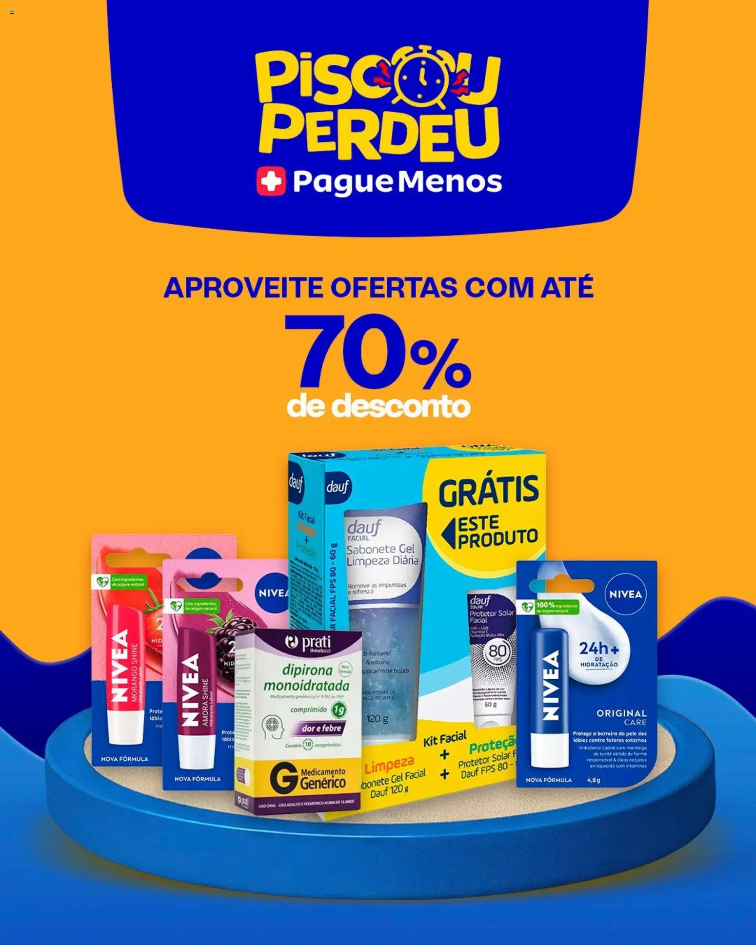 Pague Menos Folheto - válido de 22.12.2025 | Página: 1 | Produtos: Refresco, Protetor solar, Sabonete