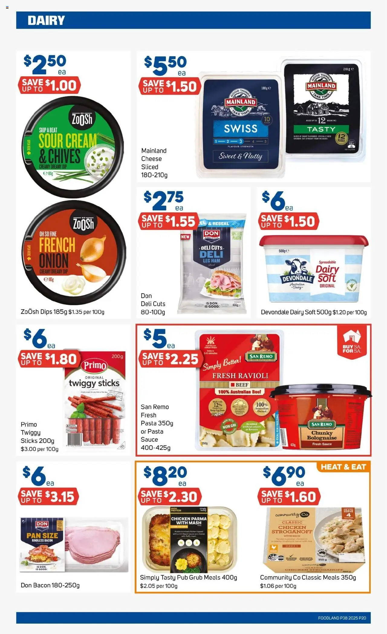Foodland catalogue - valid from 17.09.2025 | Page: 20 | Products: Dairy, Rice, Sour cream, Cream