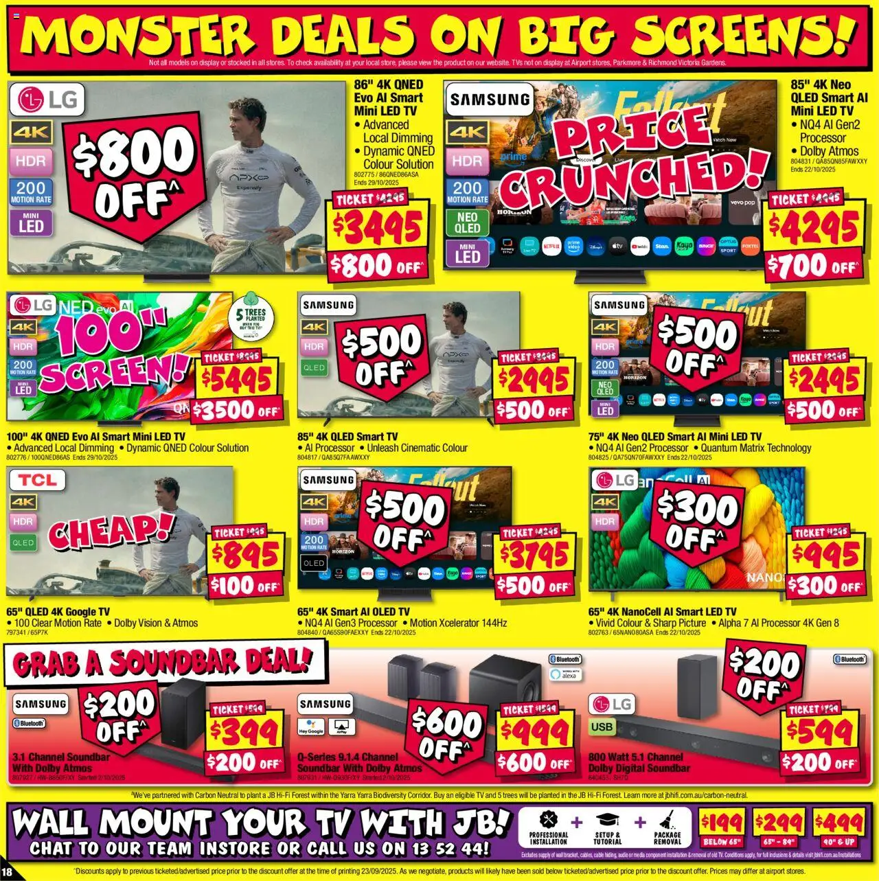 JB Hi-Fi catalogue - valid from 09.10.2025 | Page: 18 | Products: Tv, Audio, Cable, Smart tv