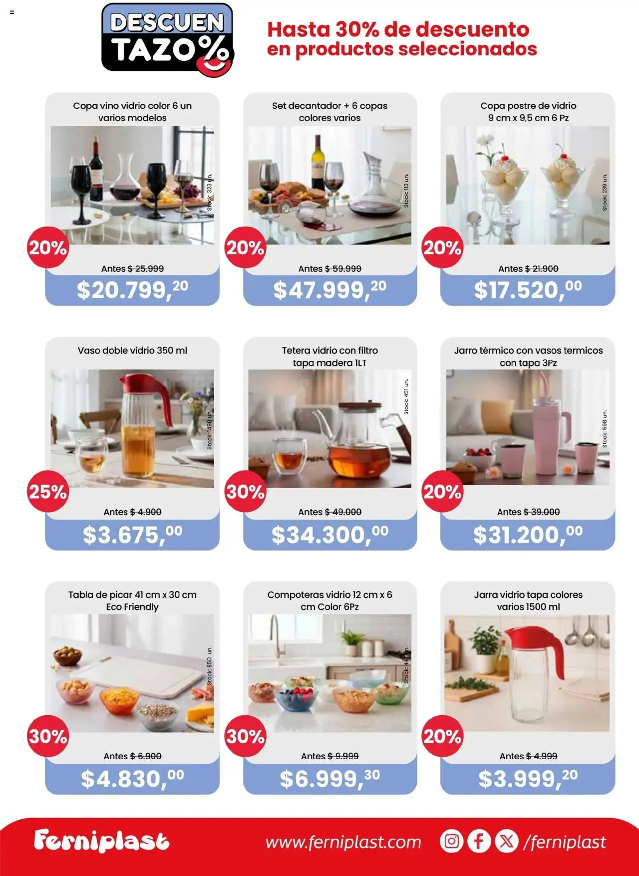 Ferniplast catálogo │ válido desde el 18.09.2025 | Página: 3 | Productos: Jarra, Tetera, Vino, Vasos