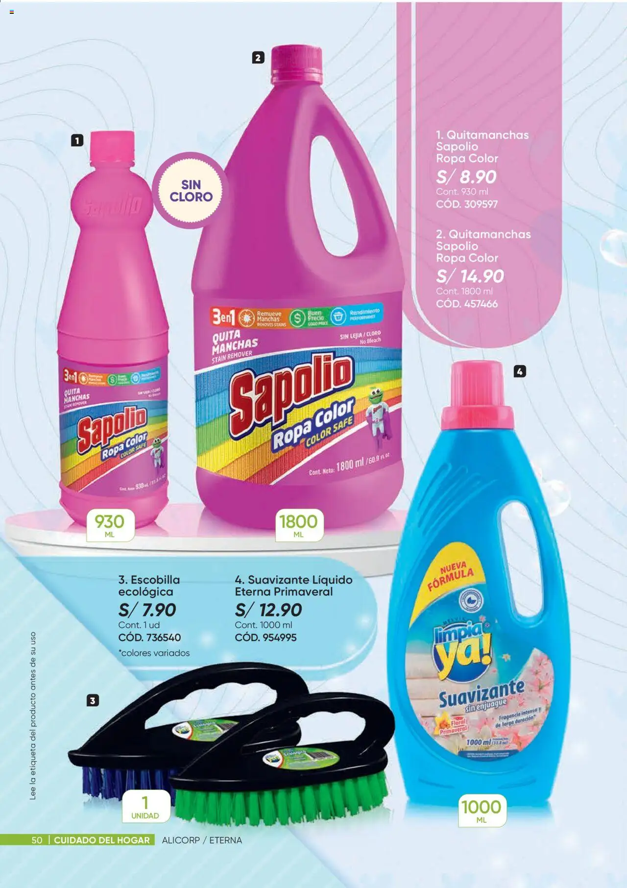 Catálogo Azzorti válido desde 28.07.2025 | Página: 50 | Productos: Quitamanchas, Ropa, Fragancia
