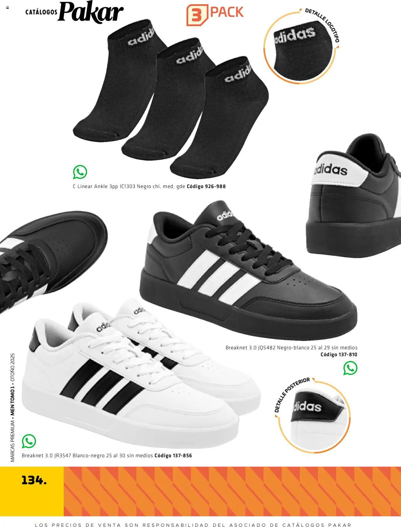 Nuevas ofertas de SC Pakar válidas en toda la República Mexicana desde el 29.08.2025. ¡Encuentra las mejores ofertas en SC Pakar - Catálogo Otoño Men Tomo 1! | Página: 134