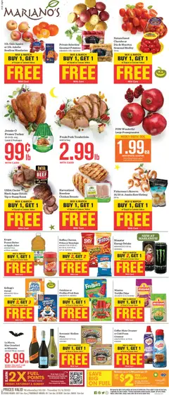 Preview of Mariano's weekly ads valid from 29.10.2025