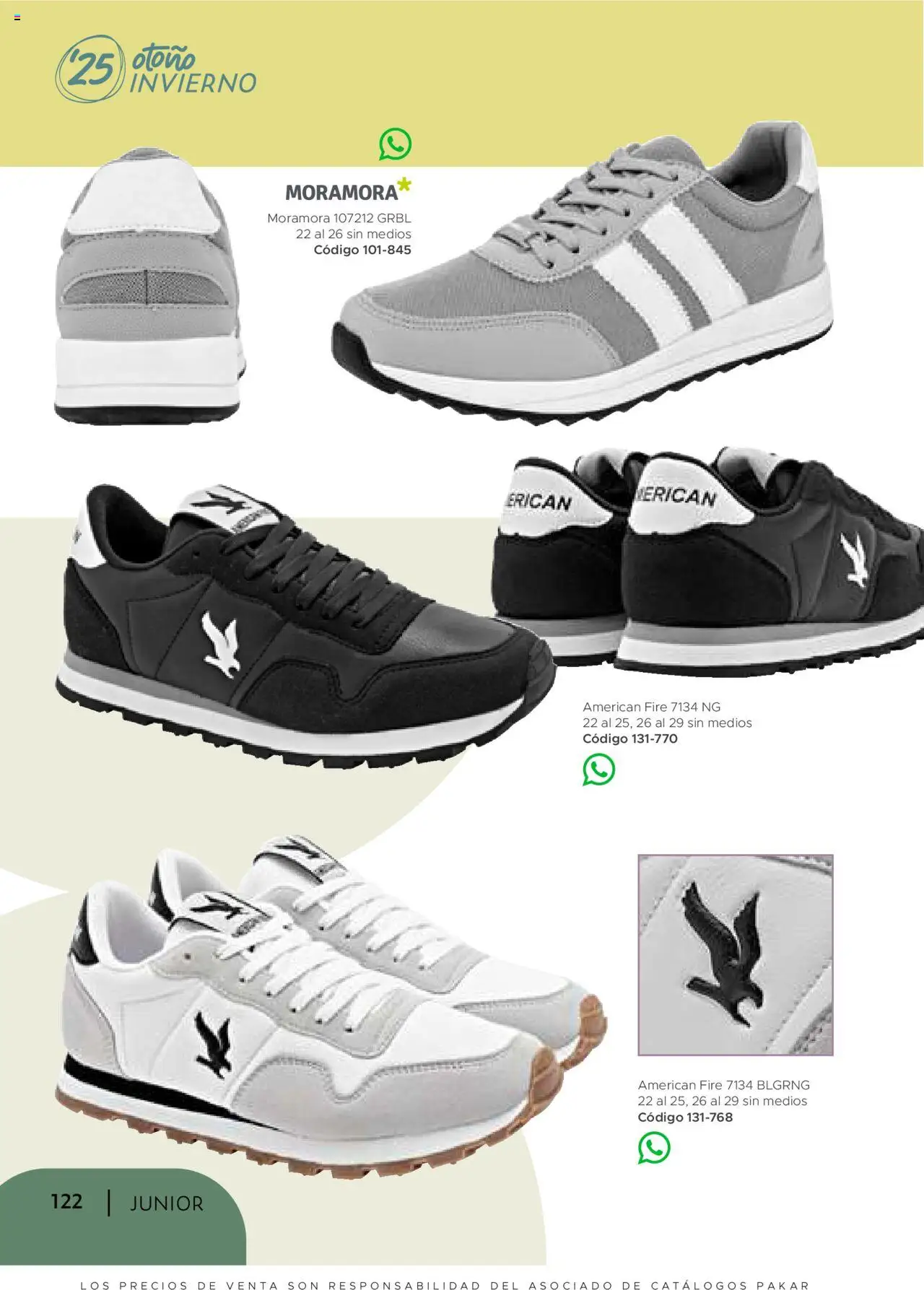 Nuevas ofertas de SC Pakar válidas en toda la República Mexicana desde el 24.07.2025. ¡Encuentra las mejores ofertas en SC Pakar - Catálogo Junior otoño / invierno! | Página: 122