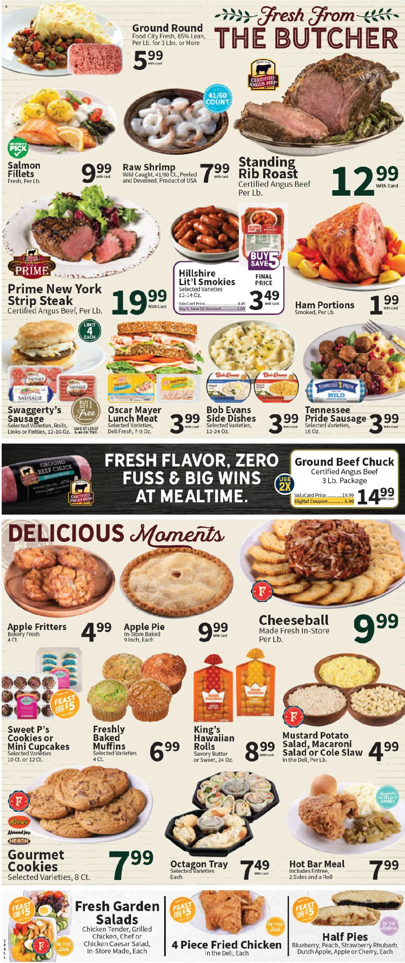 Food City Weekly Ad - valid from 17.12.2025 | Page: 5 | Products: Bakery, Butter, Cookies, Salad