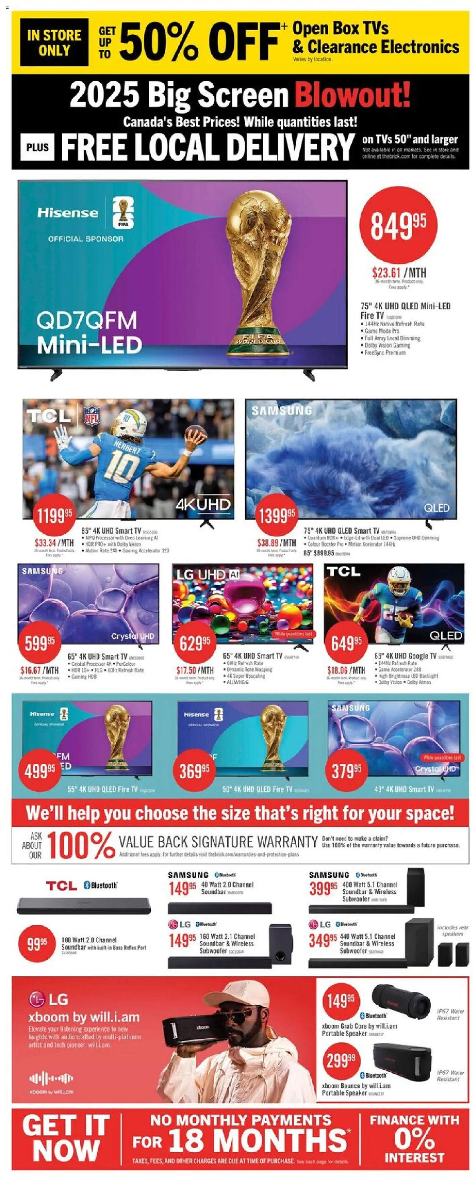 The Brick flyer valid from 10.04.2026 | Page: 2 | Products: Tv, Audio, Game, Box