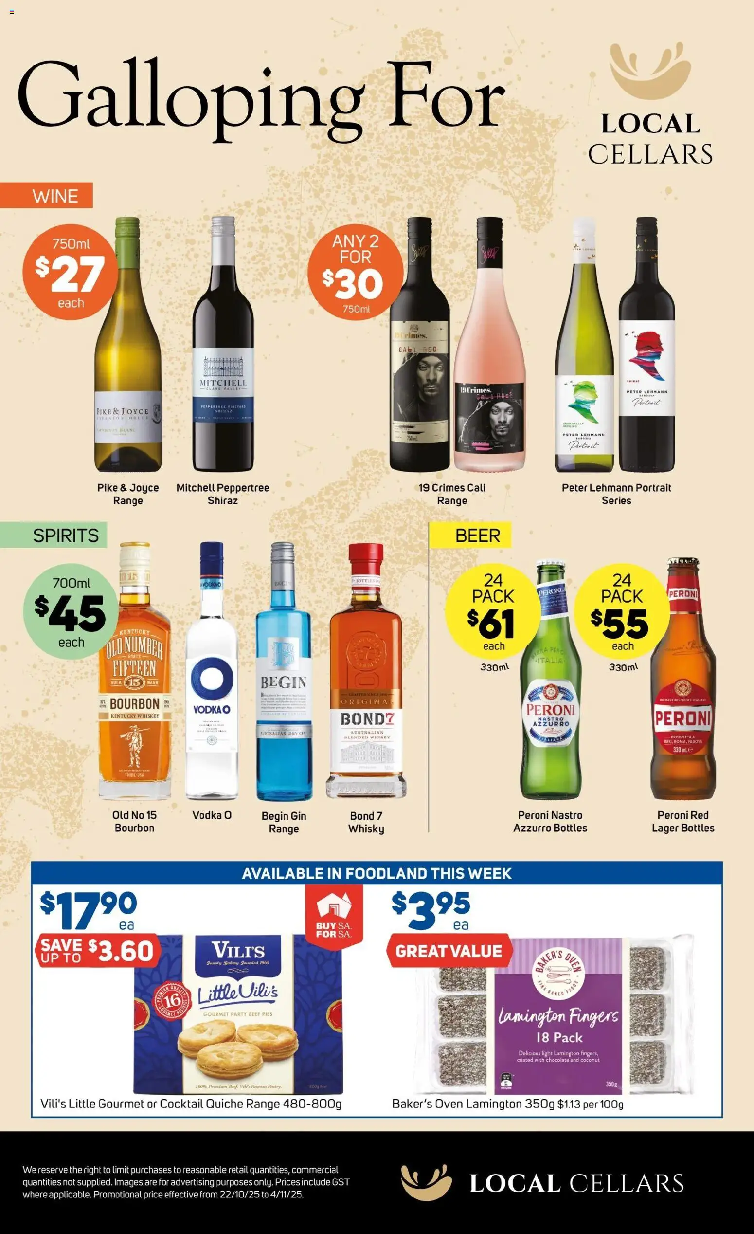 Foodland catalogue - valid from 29.09.2025 | Page: 35 | Products: Bourbon, Gin, Vodka, Oven
