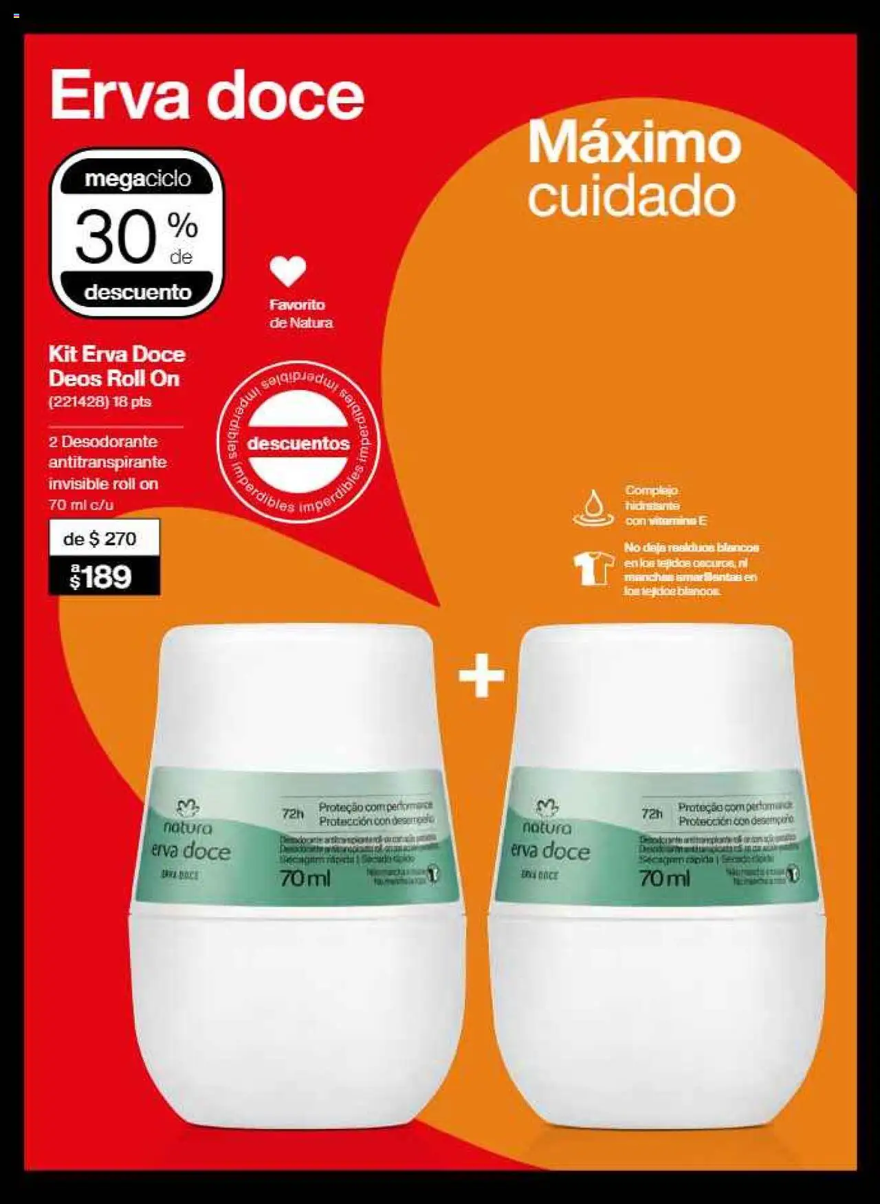 Nuevas ofertas de Natura válidas en toda la República Mexicana desde el 12.10.2025. ¡Encuentra las mejores ofertas en Natura - Campaña 16 2025! | Página: 149 | Productos: Desodorante, Antitranspirante