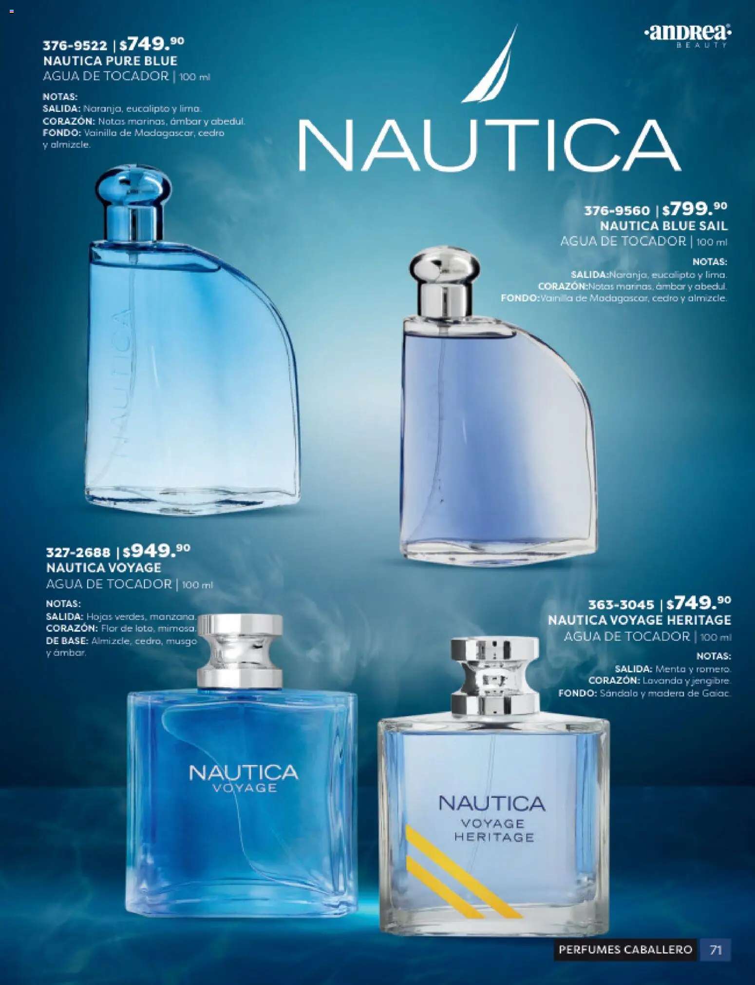 Nuevas ofertas de Andrea válidas en toda la República Mexicana desde el 31.10.2025. ¡Encuentra las mejores ofertas en Andrea catálogo Beauty! | Página: 71 | Productos: Agua