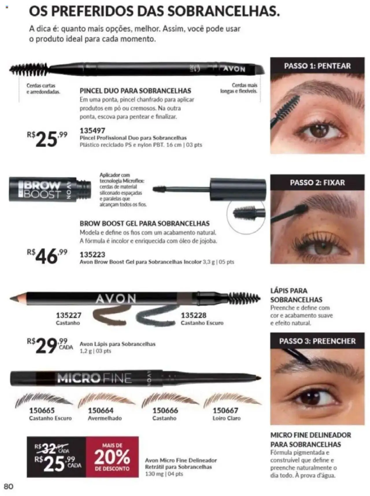 Avon Folheto - válido de 26.09.2025 | Página: 244 | Produtos: Pincel, Delineador, Lápis, Óleo