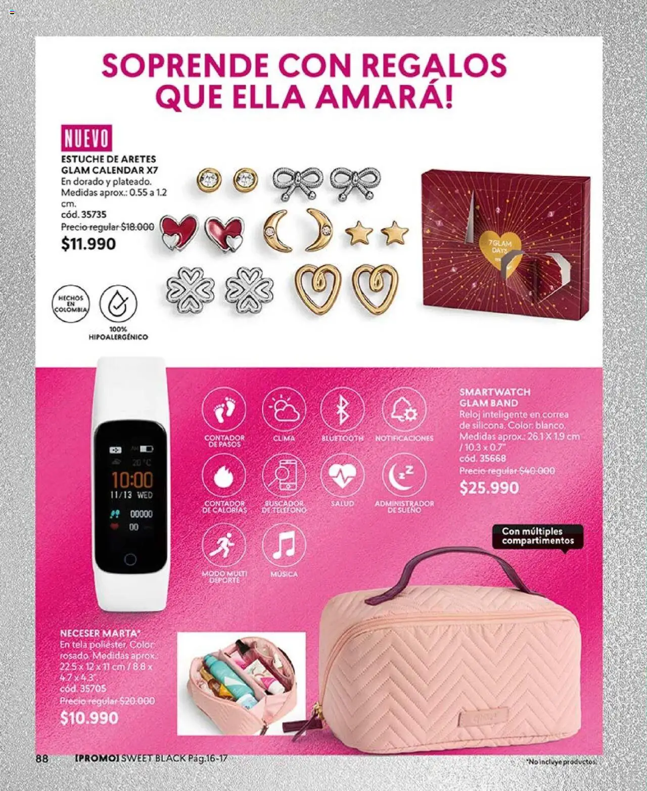 Catálogo CyZone Campaña 17 │ válido desde el 14.10.2025 | Página: 100 | Productos: Neceser, Estuche, Reloj