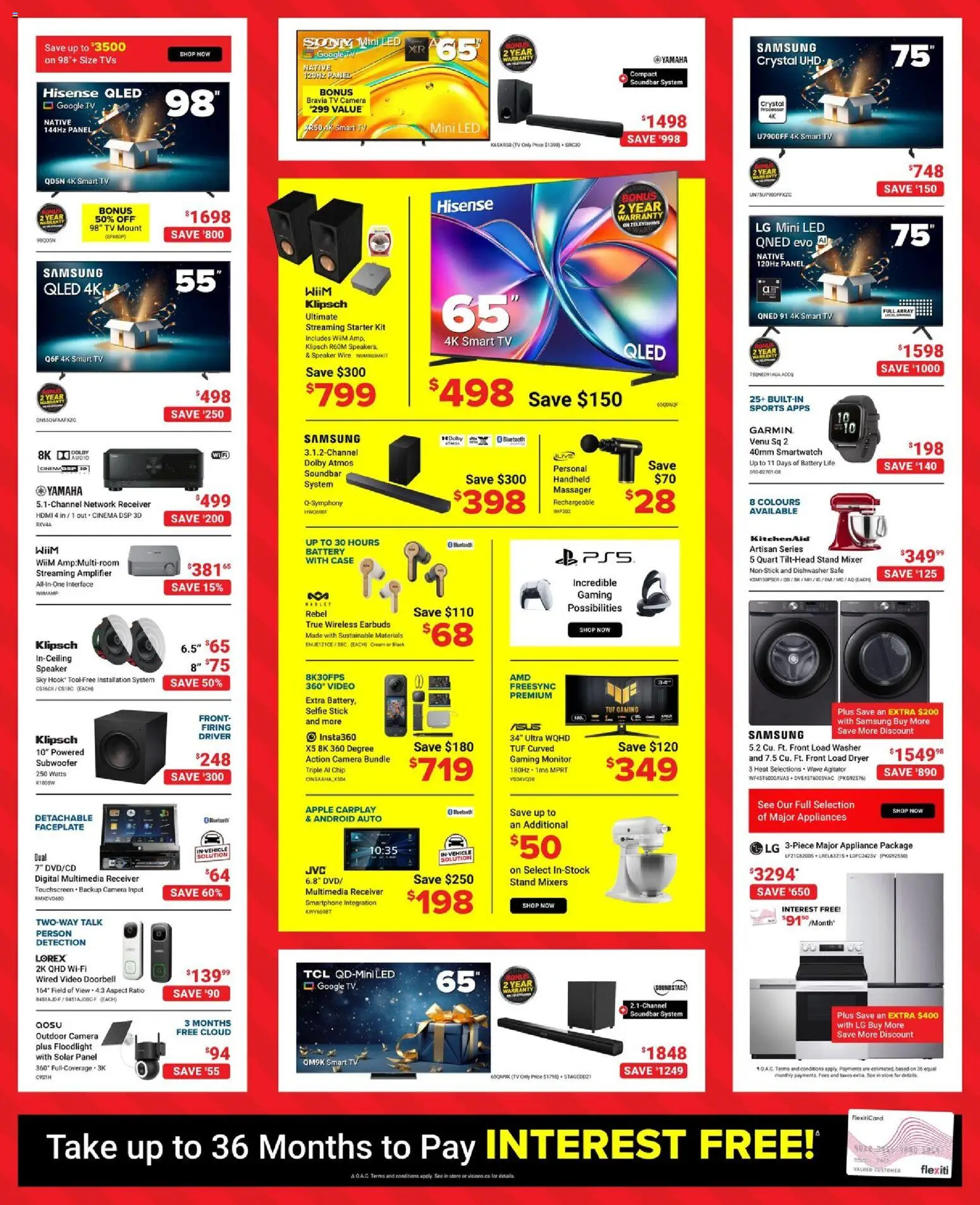 Visions flyer valid from 24.12.2025 | Page: 4 | Products: Tv, Speaker, Mixer, Smartwatch