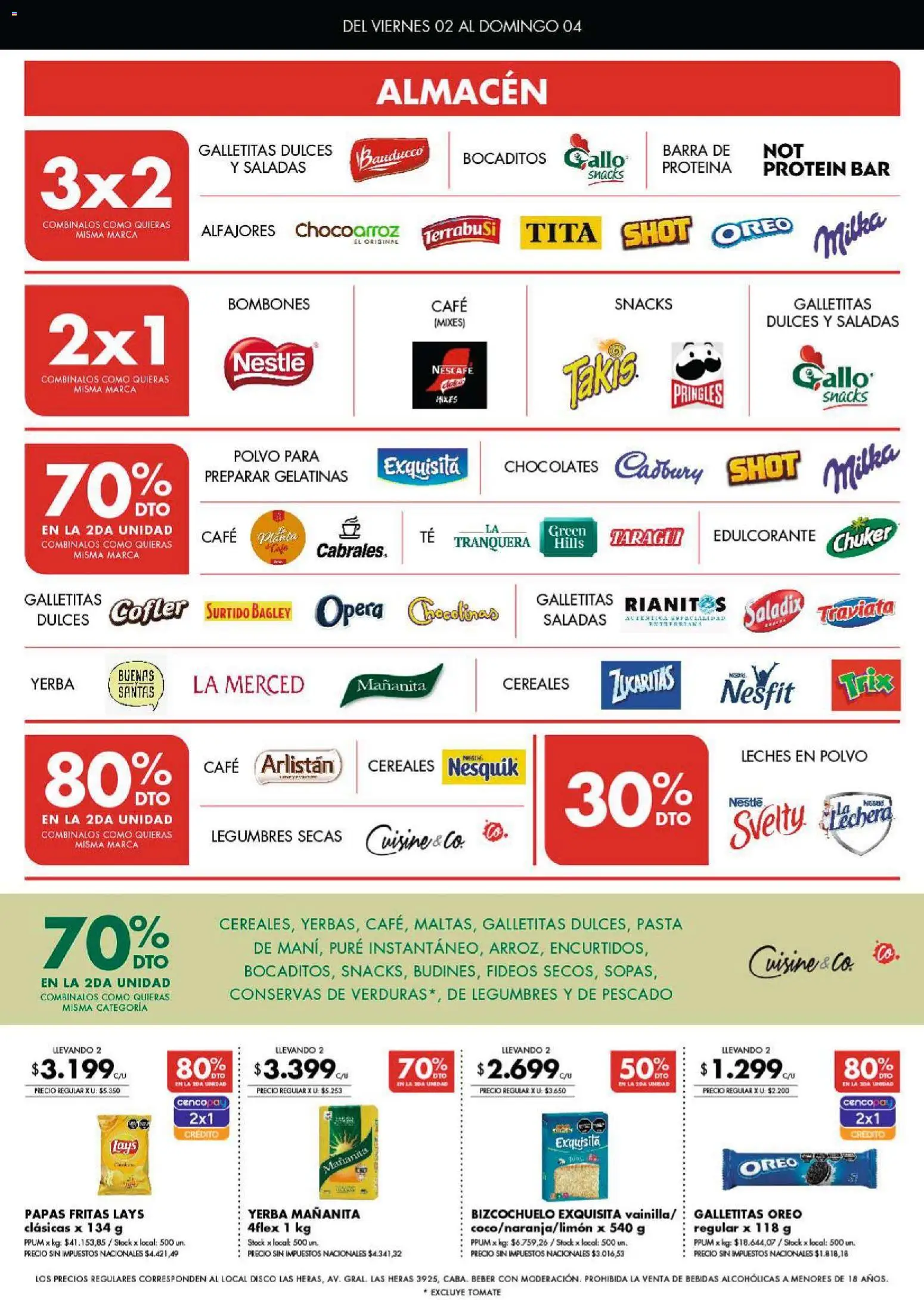 Disco ofertas │ válido desde el 02.01.2026 | Página: 2 | Productos: Galletitas, Pescado, Tomate, Café