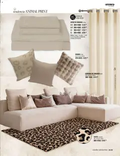 Nuevas ofertas de Andrea válidas en toda la República Mexicana desde el 24.08.2025. ¡Encuentra las mejores ofertas en Andrea - Catálogo Home - Otoño / Invierno! | Página: 5 | Productos: Juego, Almohada, Cortinas, Tapete