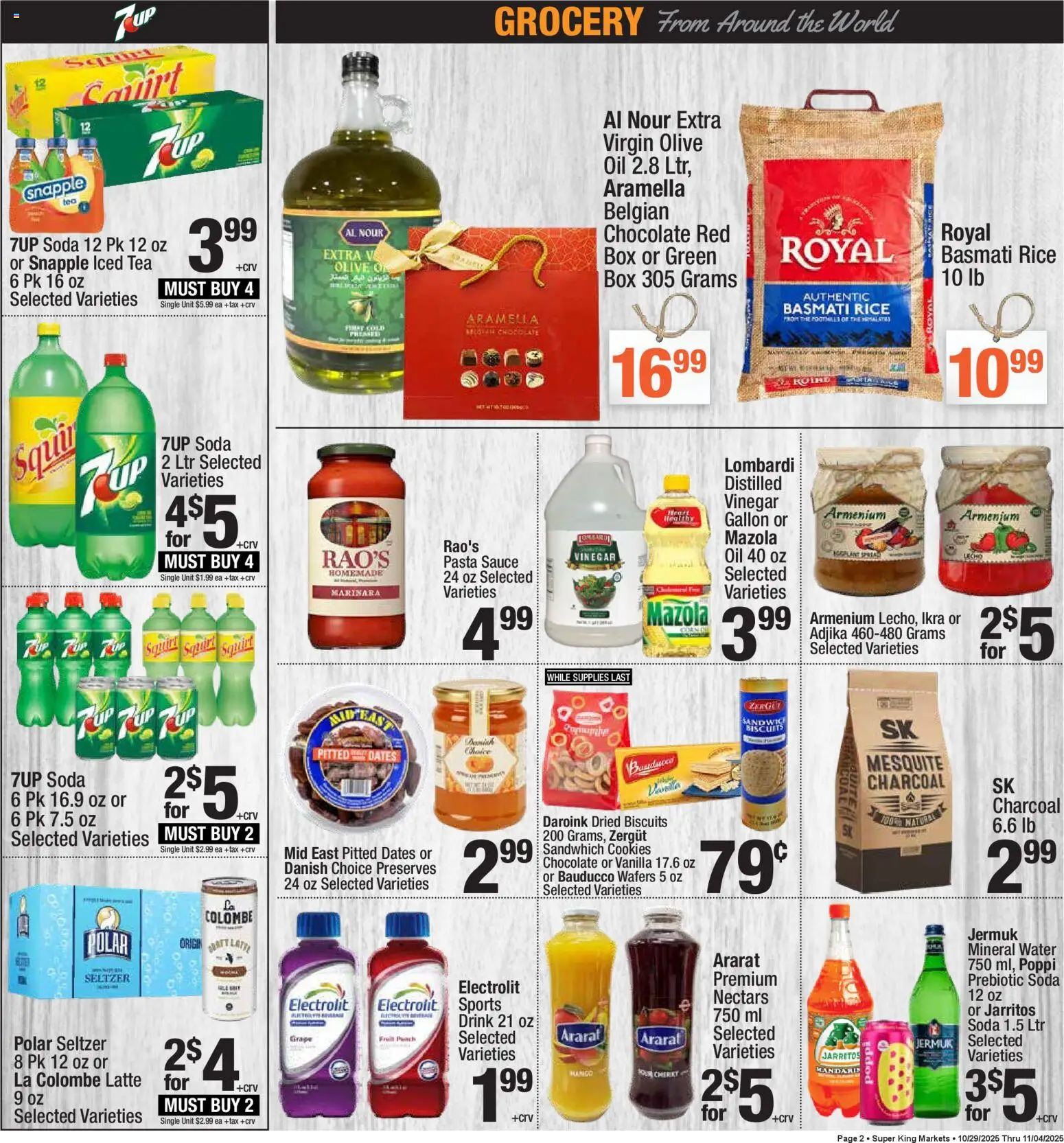 Super King - Weekly Ad - valid from 29.10.2025 | Page: 2 | Products: Oil, Rice, Pasta, Sauce