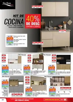 Vista previa Río Shop Deco catálogo válido desde el 01.01.2026 | Página: 34 | Productos: Mesada, Cocina, Alacena, Bacha