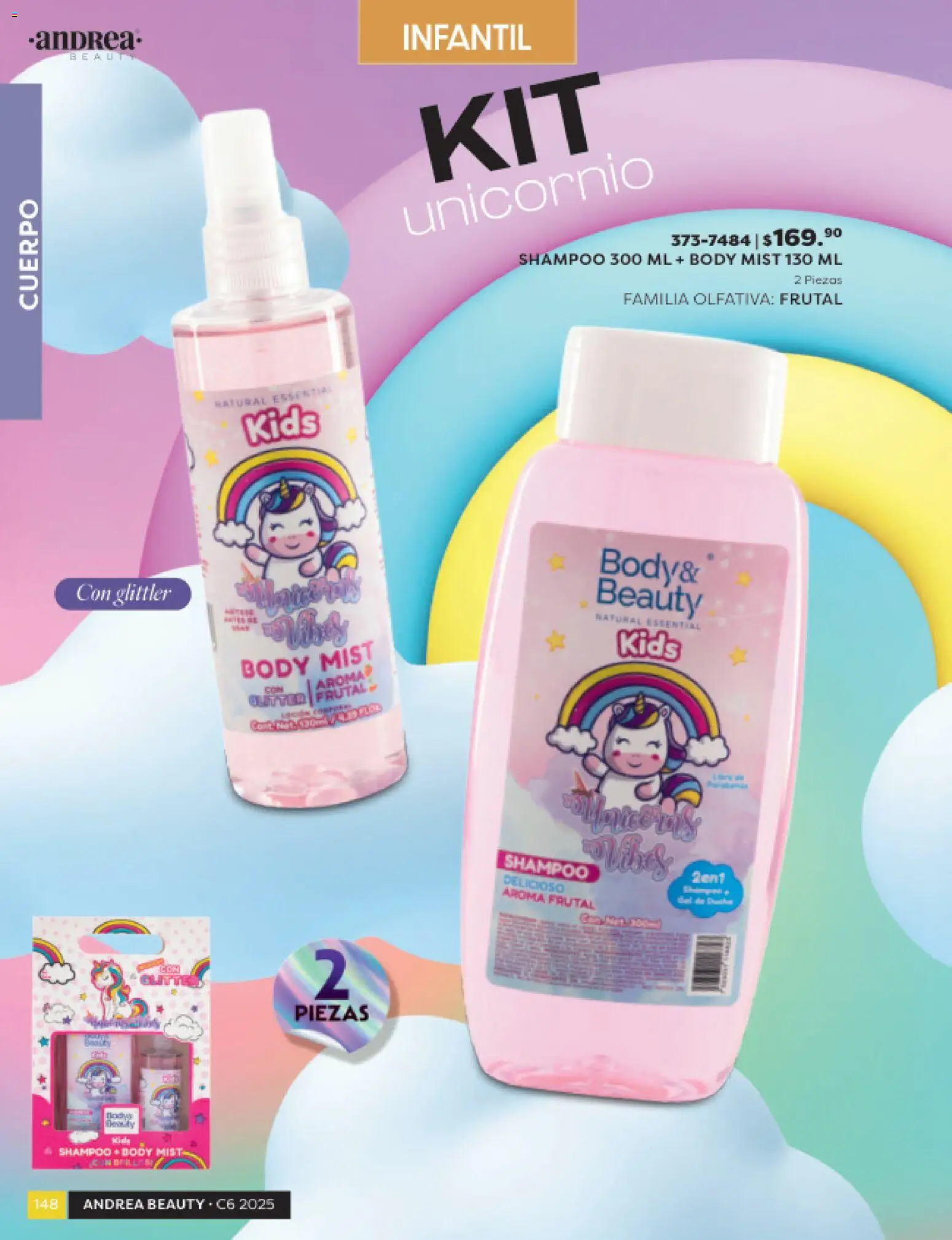 Nuevas ofertas de Andrea válidas en toda la República Mexicana desde el 31.10.2025. ¡Encuentra las mejores ofertas en Andrea catálogo Beauty! | Página: 148 | Productos: Glitter, Body