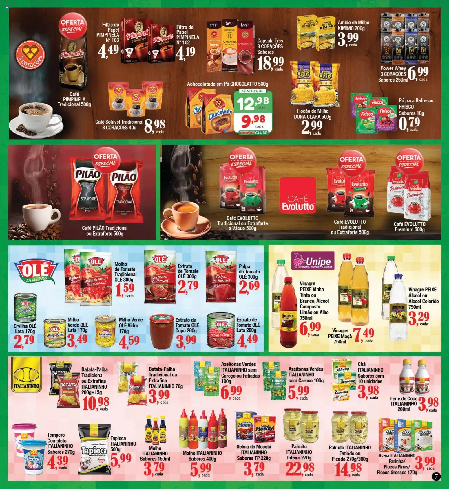Supermercados Unidos Folheto - válido de 03.11.2025 | Página: 7 | Produtos: Pó, Amido de milho, Café pilão, Café solúvel