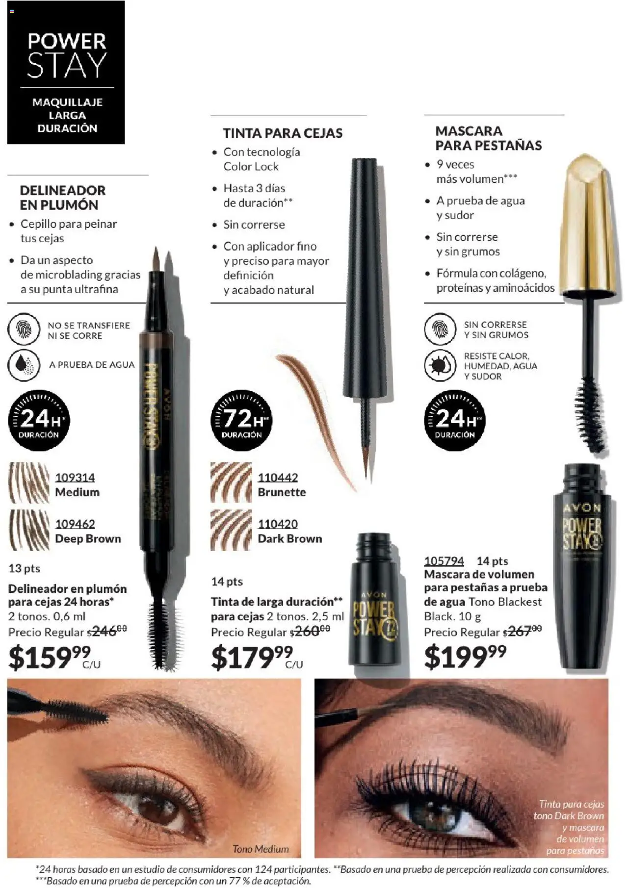 Nuevas ofertas de AVON válidas en toda la República Mexicana desde el 17.03.2025. ¡Encuentra las mejores ofertas en AVON campaña 7 2025! | Página: 50 | Productos: Cepillo, Máscara, Agua, Maquillaje