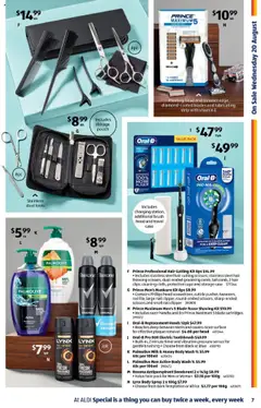 Aldi catalogue - valid from 20.08.2025 | Page: 7 | Products: Toothbrush, Tools, Electric toothbrush, Vitamin