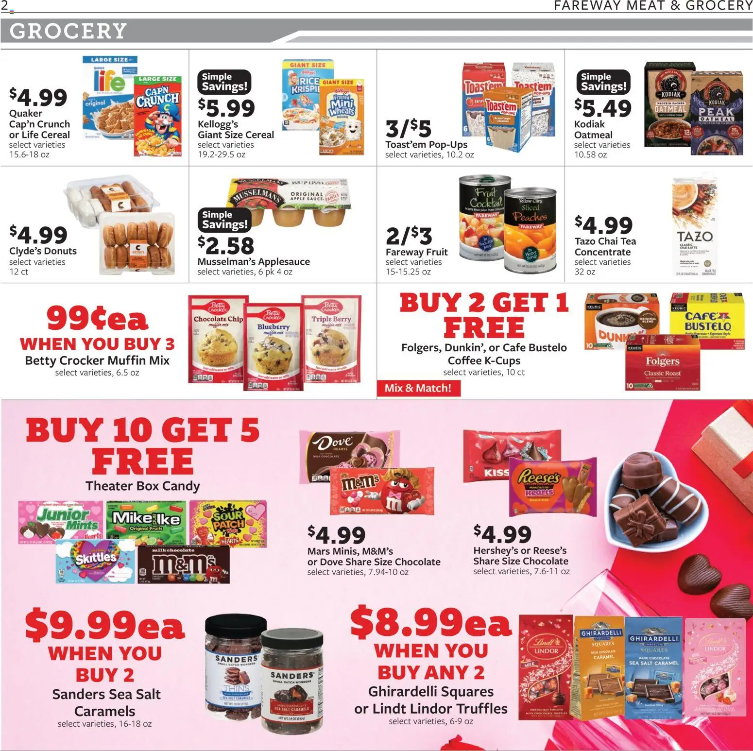 Fareway - Weekly Ad - valid from 19.01.2026 | Page: 2 | Products: Box, Milk, Fruits, UPS