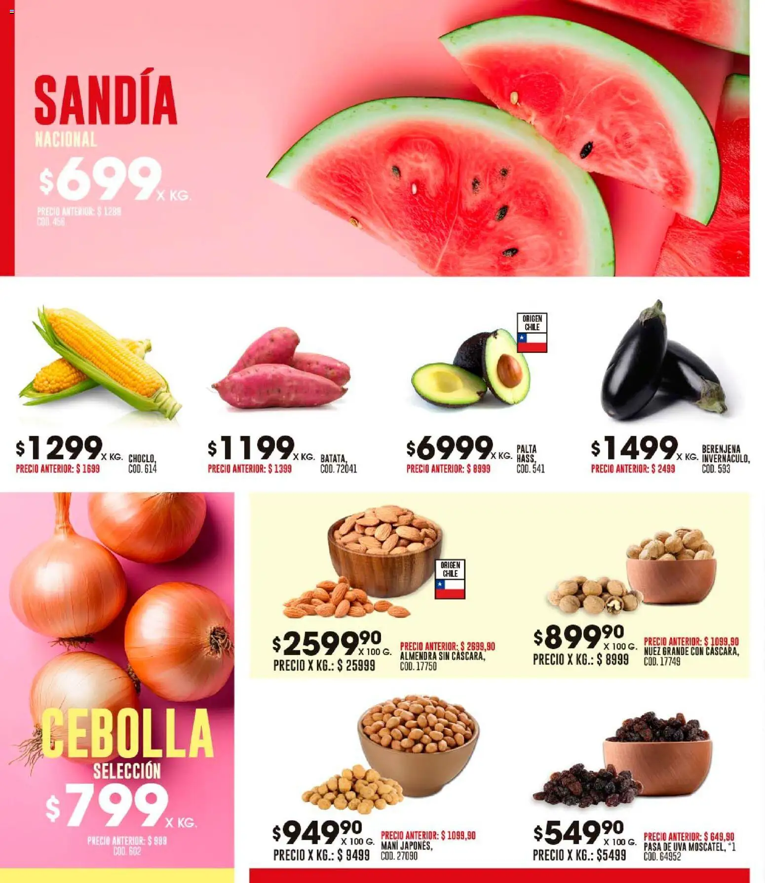 Coto - Ofertas │ válido desde el 12.01.2026 | Página: 2 | Productos: Sandía, Mani, Berenjena, Almendra