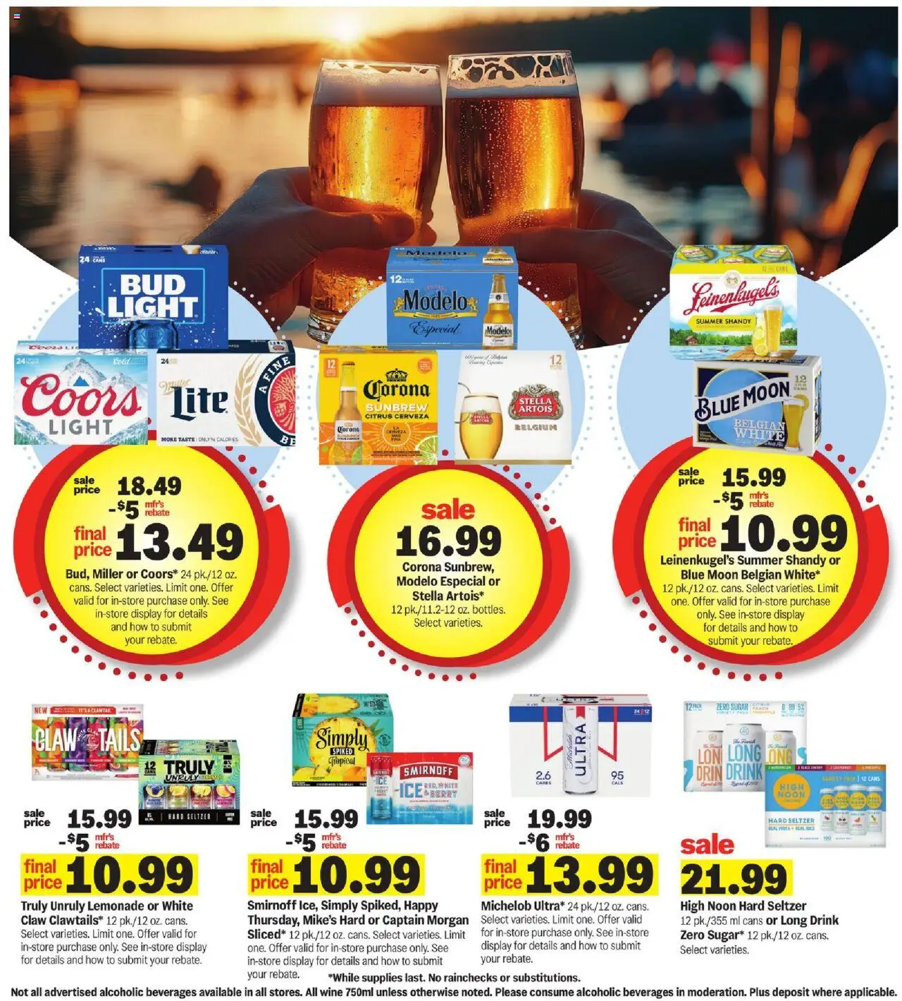 Meijer Weekly Ad - MI - valid from 06.07.2025 | Page: 23 | Products: Wine, Sugar, Peach