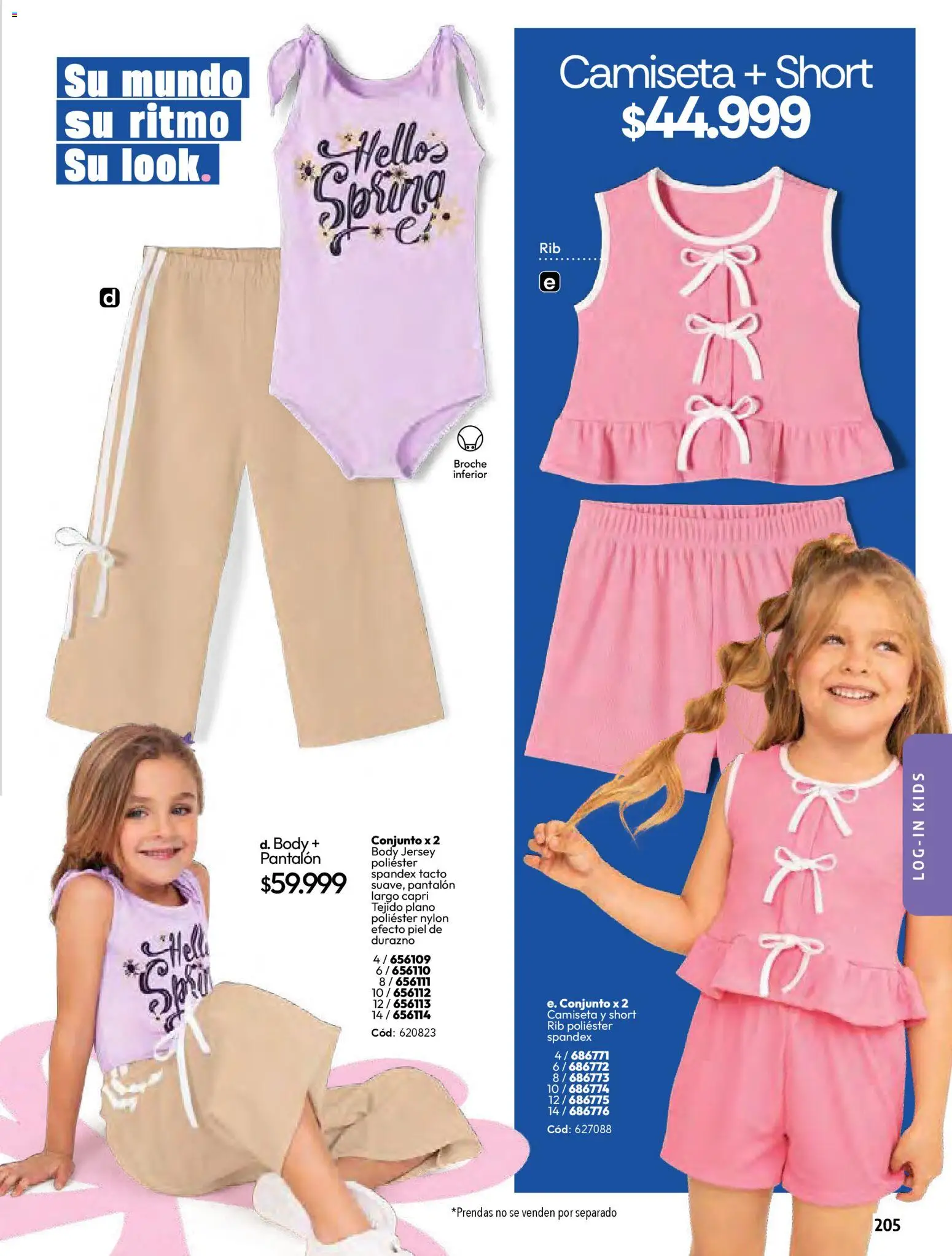 Pacifika revista - valida desde el 01.03.2026 | Página: 207 | Productos: Body, Short, Camiseta, Durazno