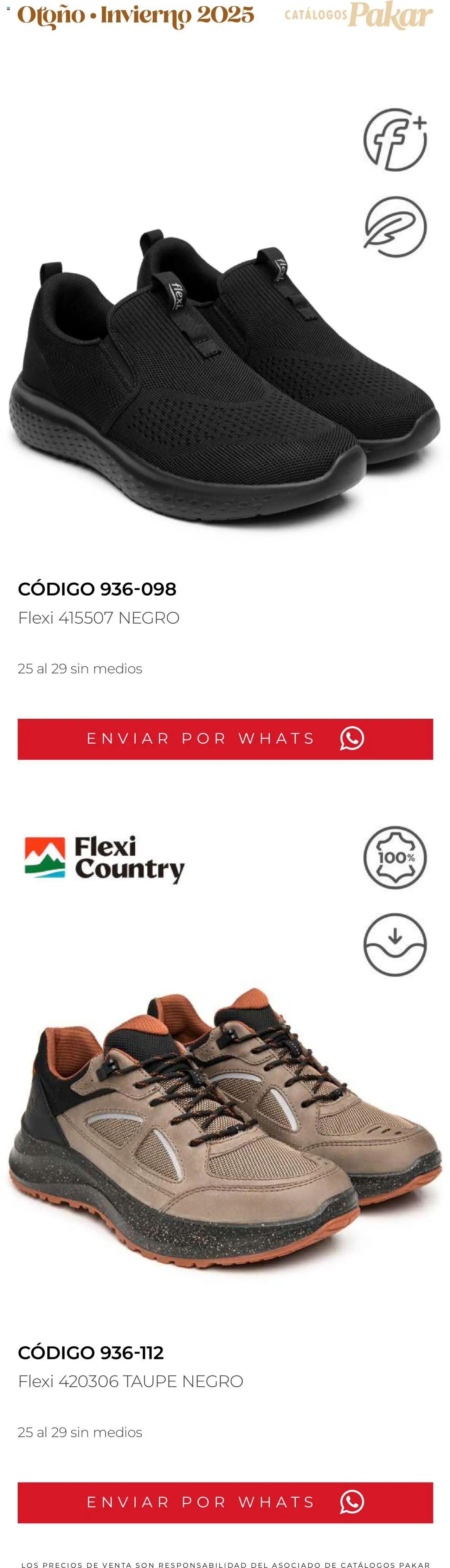Nuevas ofertas de SC Pakar válidas en toda la República Mexicana desde el 10.10.2025. ¡Encuentra las mejores ofertas en SC Pakar - Catálogo Flexi otoño / invierno! | Página: 282