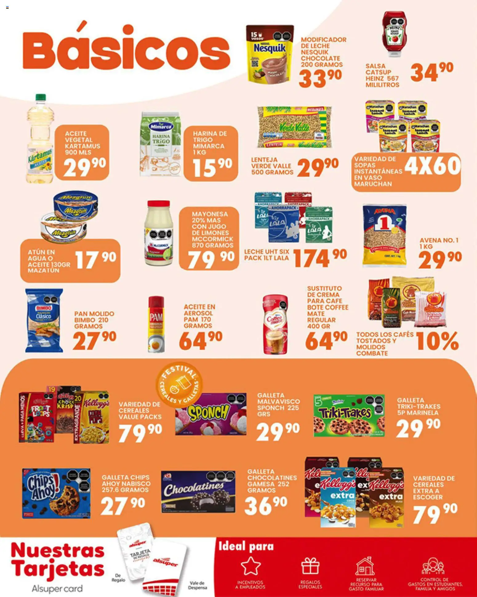 Nuevas ofertas de Alsuper válidas en toda la República Mexicana desde el 20.03.2026. ¡Encuentra las mejores ofertas en Alsuper folleto Laguna! | Página: 6 | Productos: Crema, Pan, Chocolate, Despensa