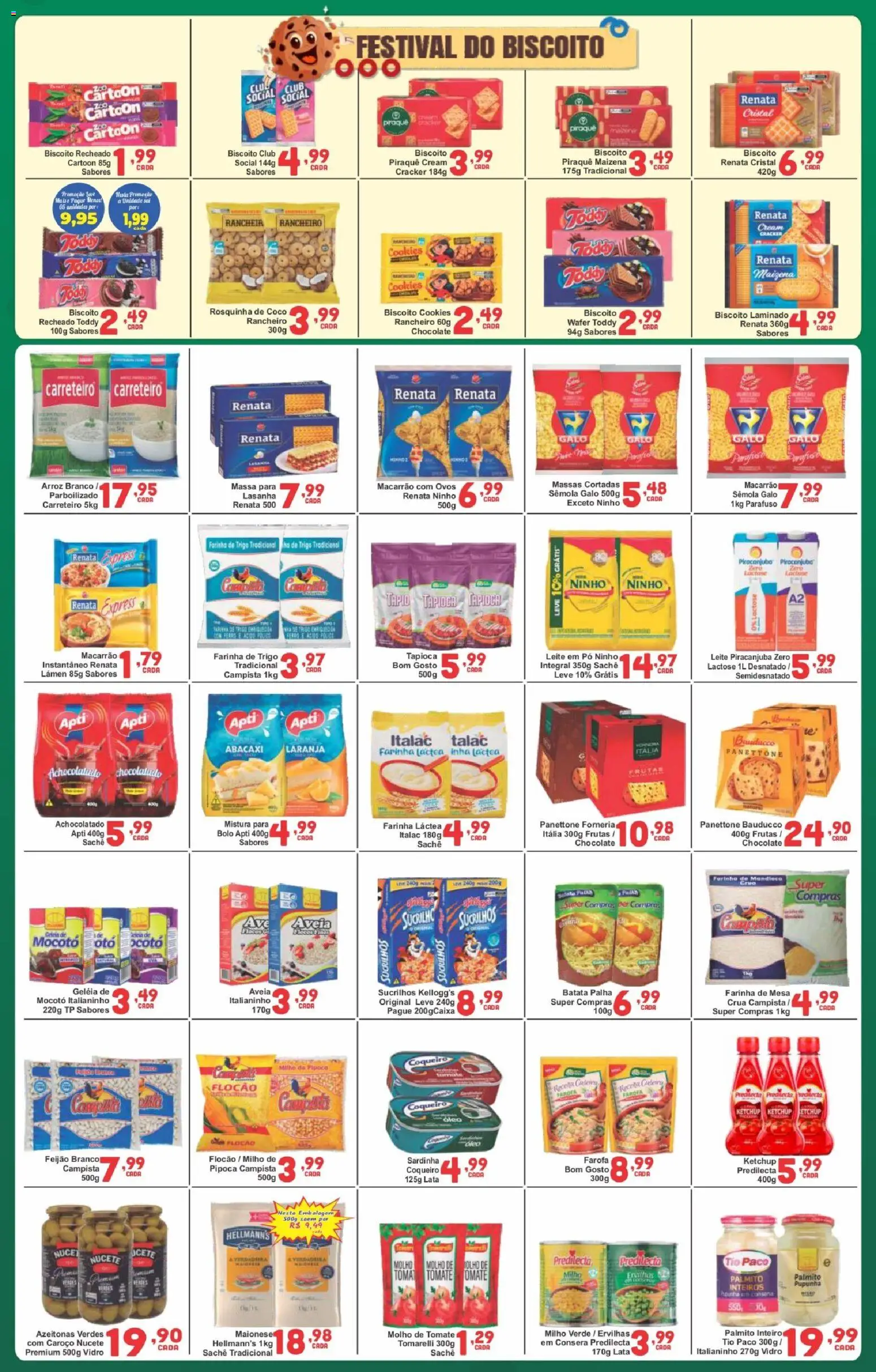 Rede Super Compras Folheto - válido de 17.11.2025 | Página: 2 | Produtos: Pupunha, Leite, Aveia, Leite em pó