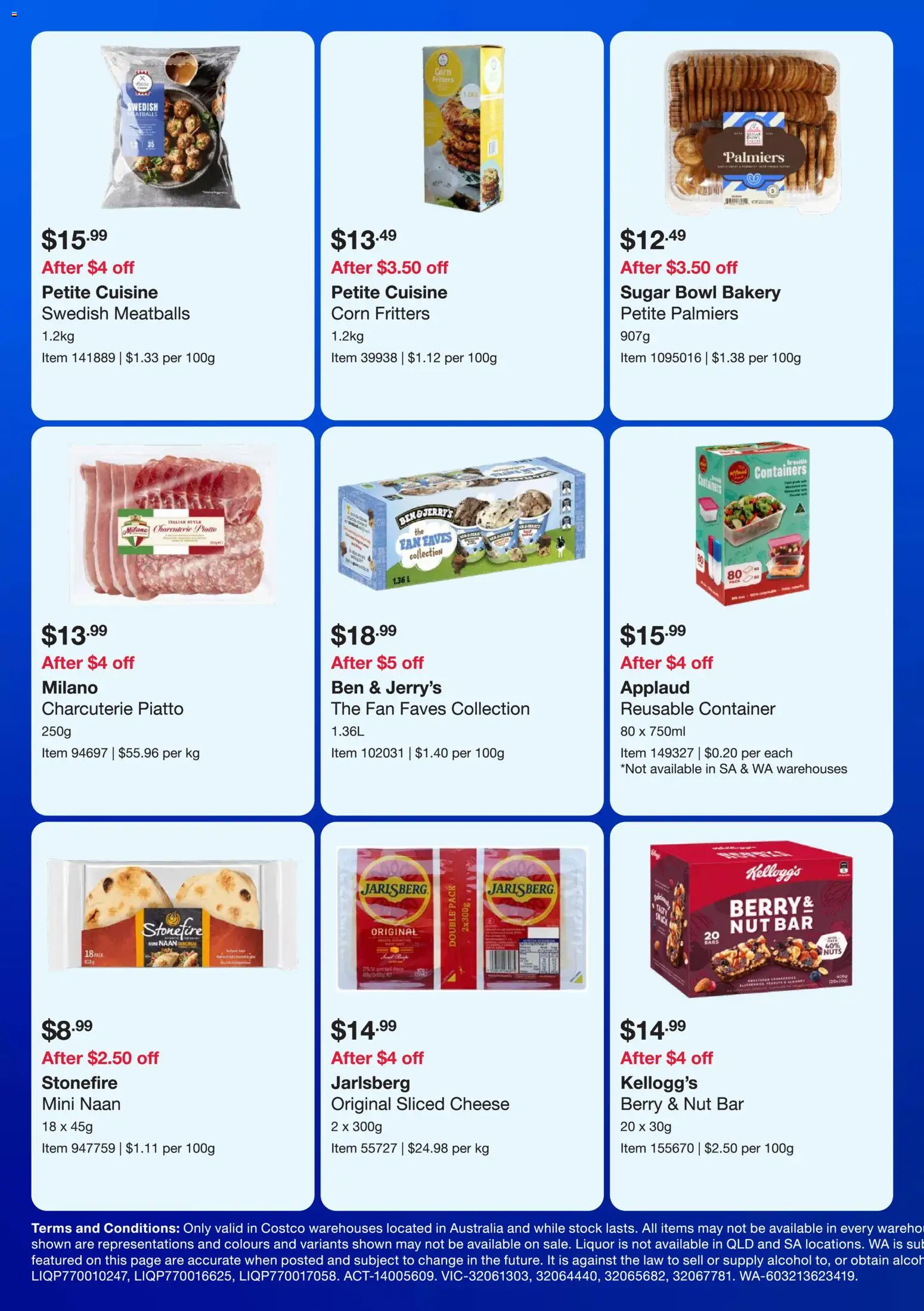 Costco catalogue - valid from 22.12.2025 | Page: 8 | Products: Cheese, Sugar, Fan, Bakery