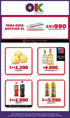 OK Market ofertas  │ válido desde el 10.07.2025 | Página: 4 | Productos: Limón, Mango, Queso, Pan