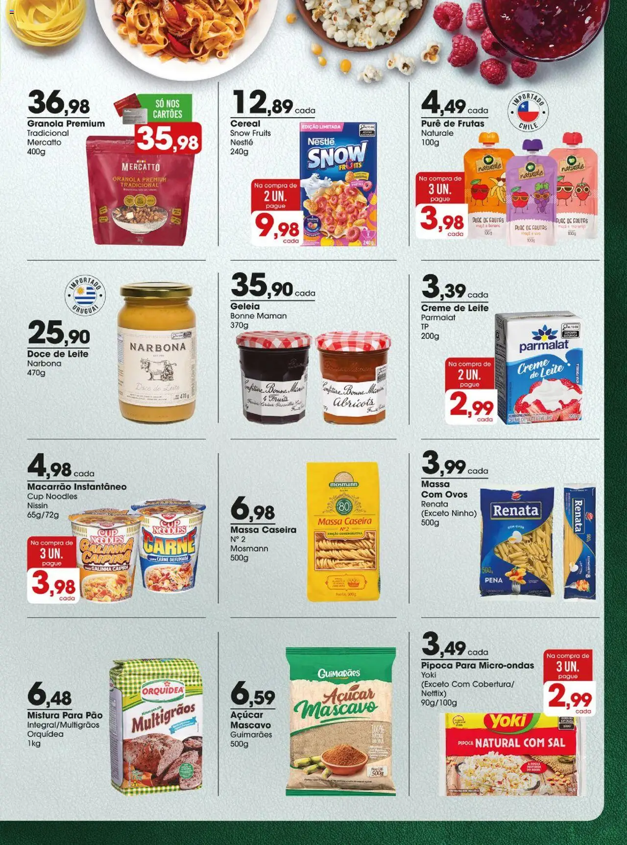 Zaffari Folheto - válido de 26.09.2025 | Página: 5 | Produtos: Leite, Macarrão, Açúcar, Doce de leite