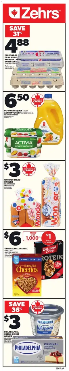 Preview of Zehrs weekly flyer / circulaire from shop Zehrs valid from 18.09.2025