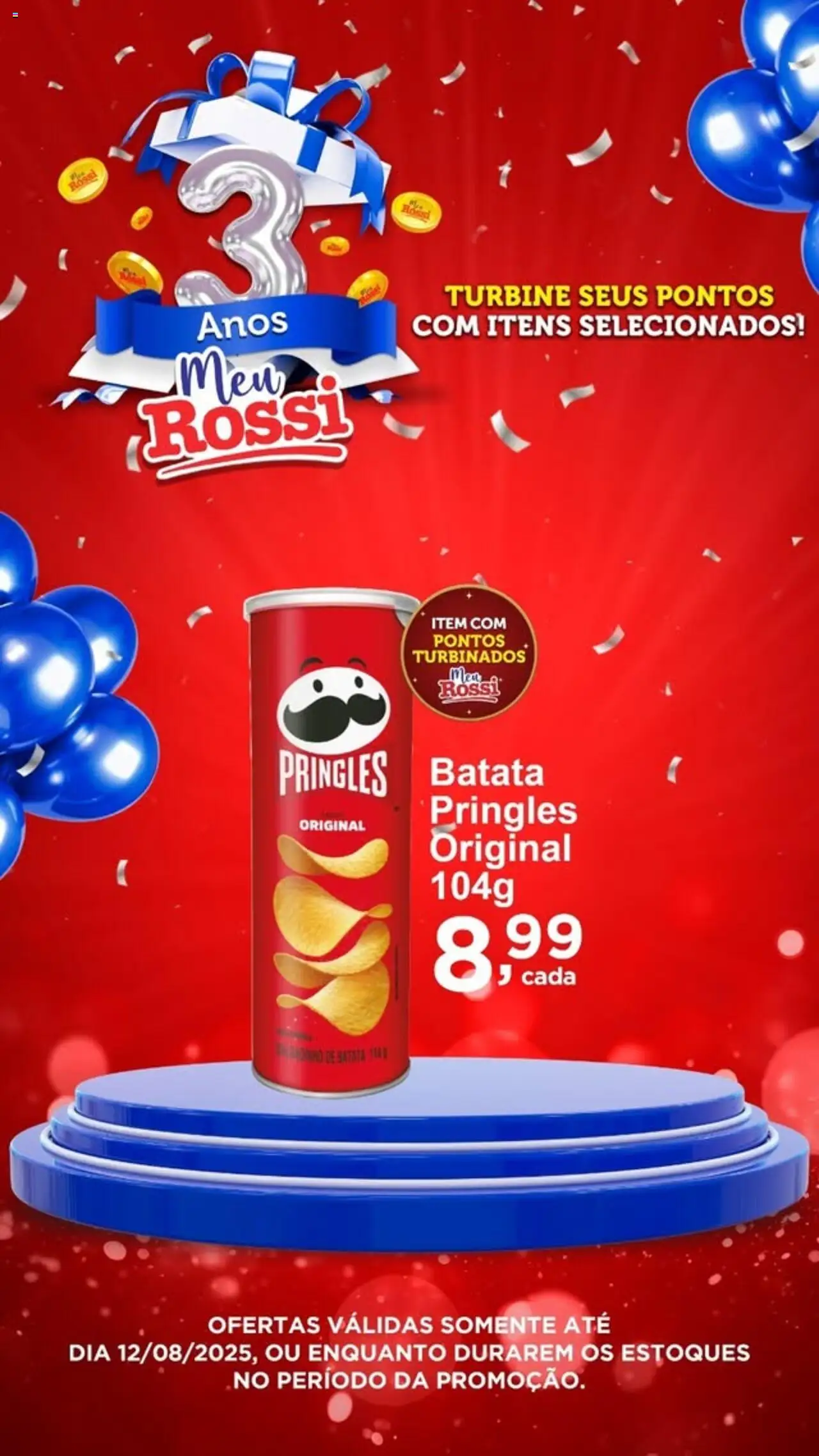 Rossi Supermercados Folheto - válido de 08.08.2025 | Página: 1 | Produtos: Batata