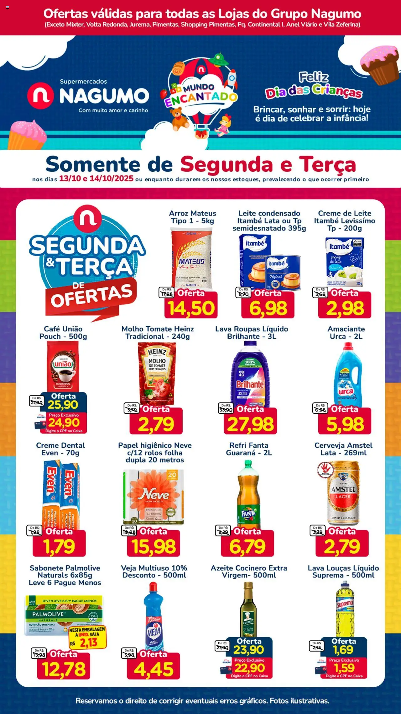Nagumo Folheto - válido de 13.10.2025 | Página: 1 | Produtos: Guaraná, Amaciante urca, Sabonete, Creme dental