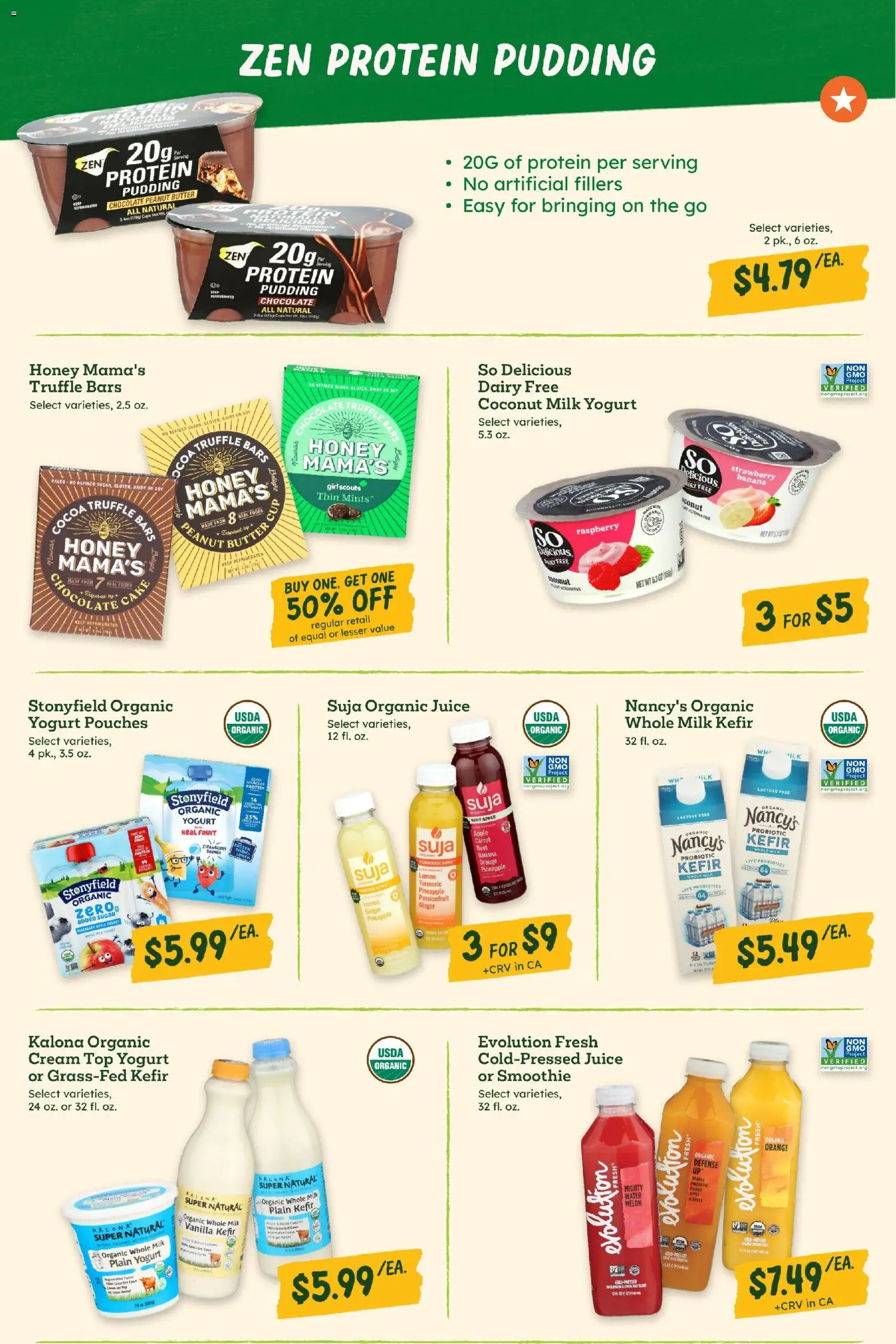 Sprouts Monthly Ad - valid from 25.03.2026 | Page: 23 | Products: Yogurt, Chocolate, Cream, Sugar