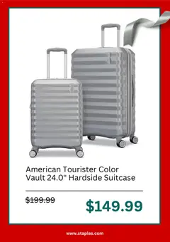 Preview of Staples weekly ads valid from 14.12.2025 | Page: 4 | Products: Suitcase