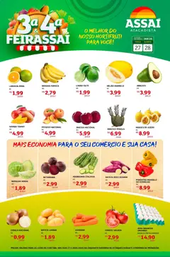 Encarte Assaí Atacadista - Folheto - Pré-Visualização do folheto da loja Assaí Atacadista, válido de 27.01.2026