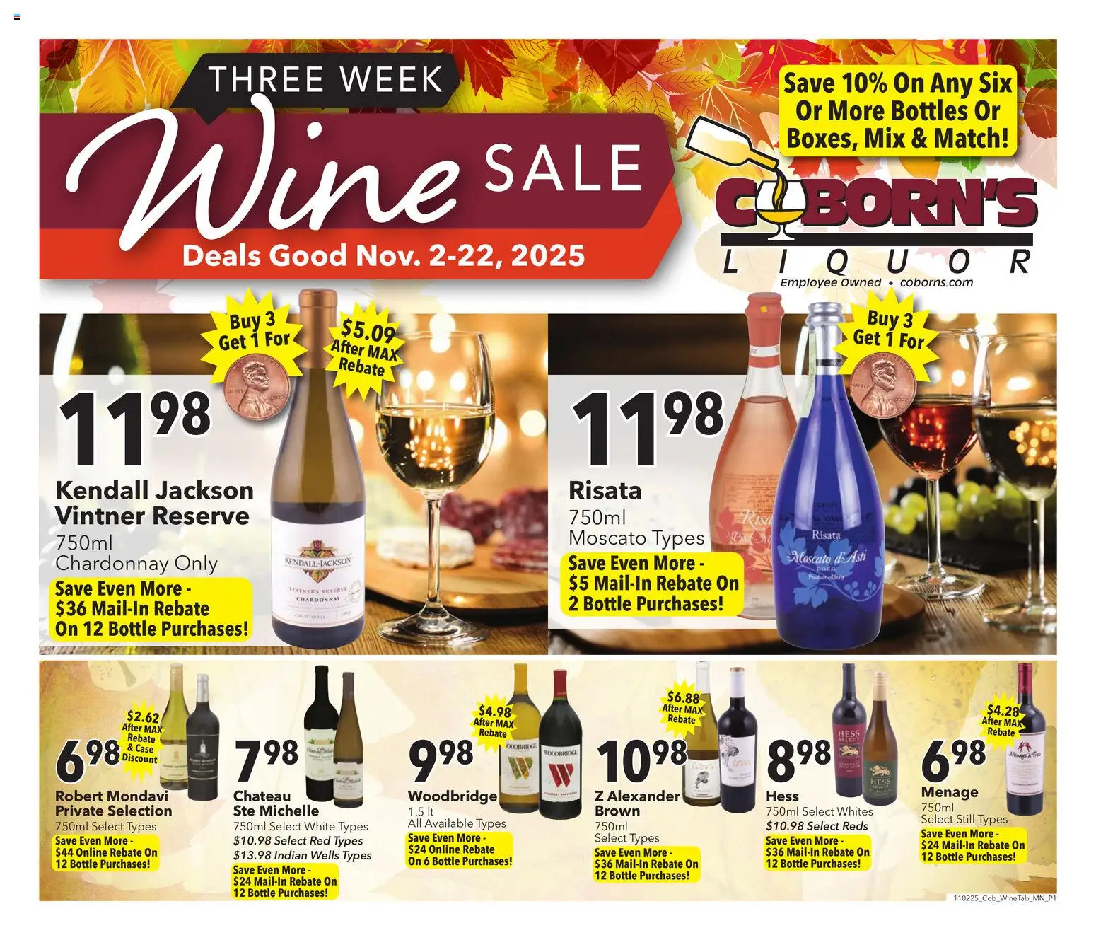 Coborn's Wine Sale - valid from 02.11.2025 | Page: 1 | Products: Wine, Case