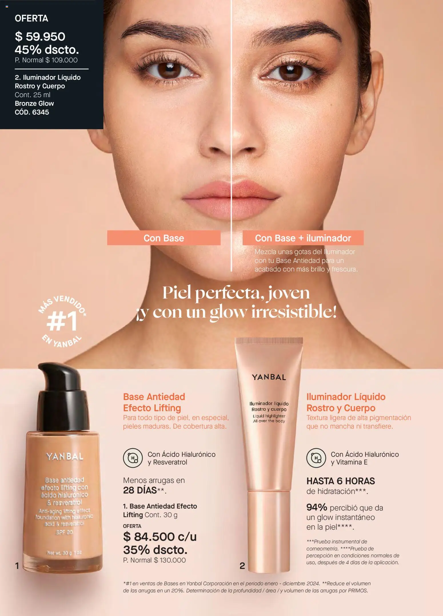 Yanbal revista - valida desde el 03.01.2026 | Página: 40 | Productos: Iluminador, Body, Brillo