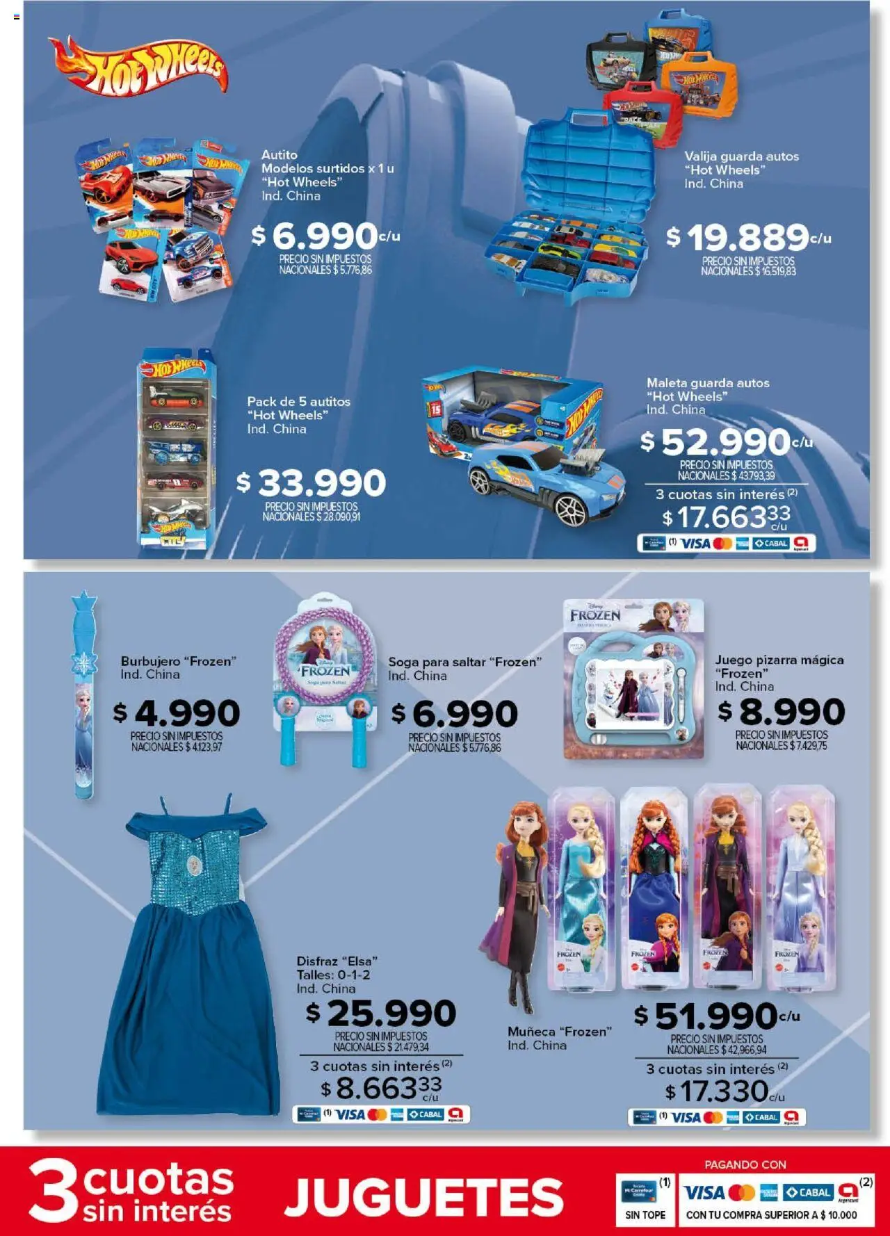 Carrefour - Día de la Niñez │ válido desde el 30.07.2025 | Página: 11 | Productos: Valija, Soga, Maleta, Pizarra